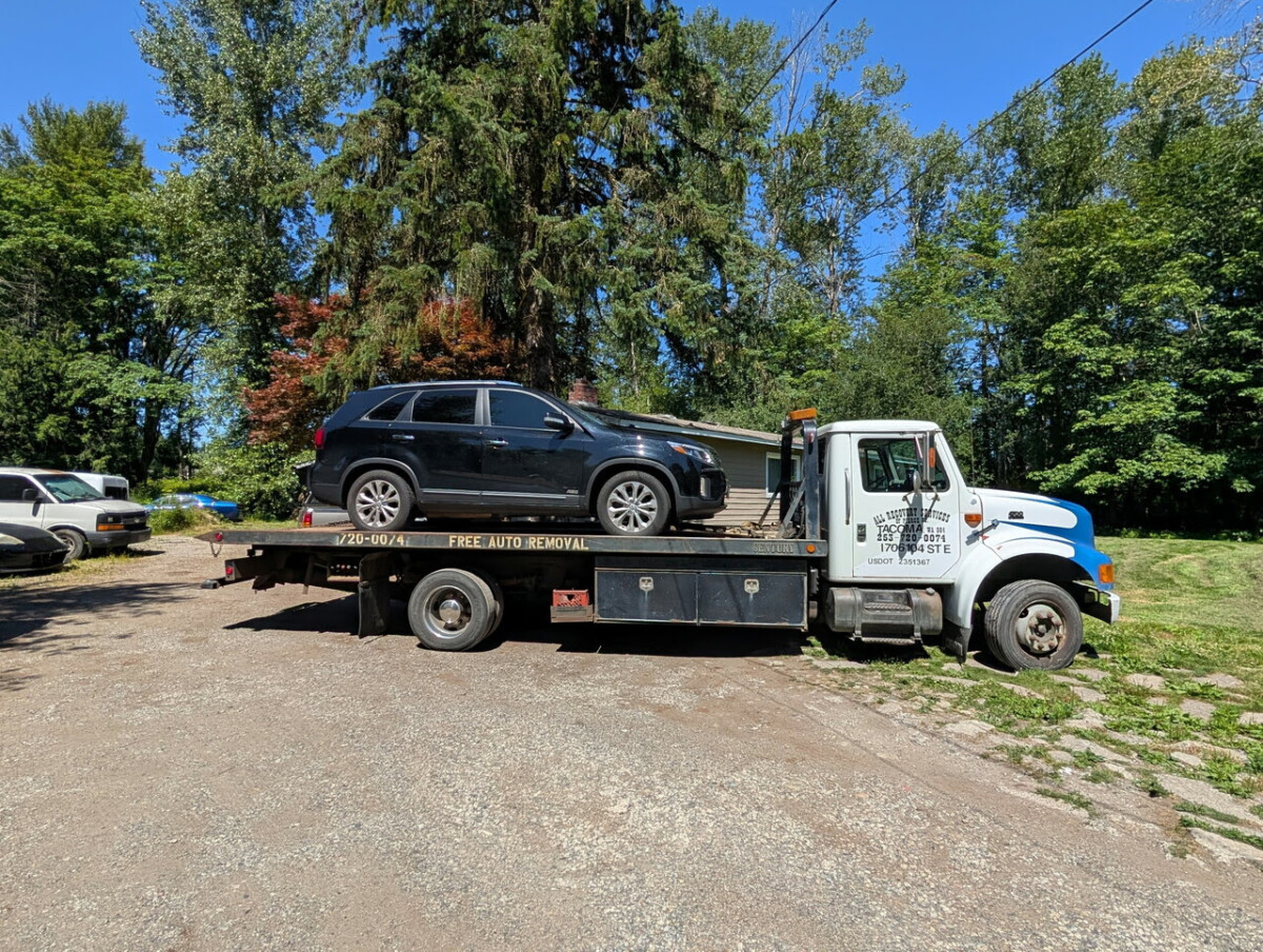 flatbed towing